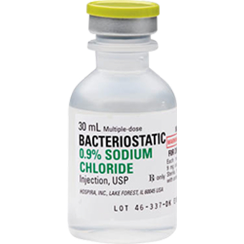 Bacteriostatic 0.9% Sodium Chloride 30ml x 1 (POM) – Healthxchange Ireland